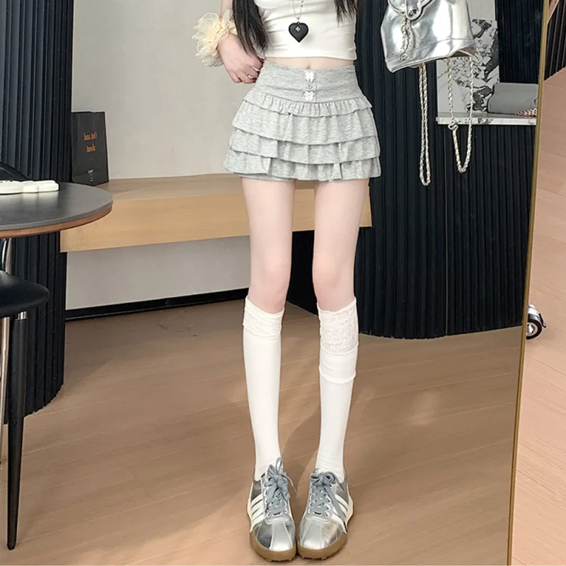 FLIM Casual Short Skirts Women's-4
