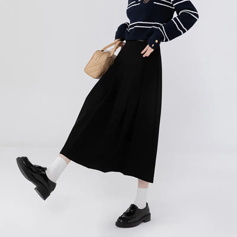 FLIM Casual Long Skirts Women's-15