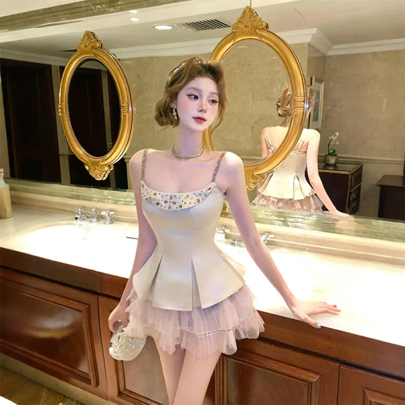 FLIM Two Piece Skirt Sets Women's-3