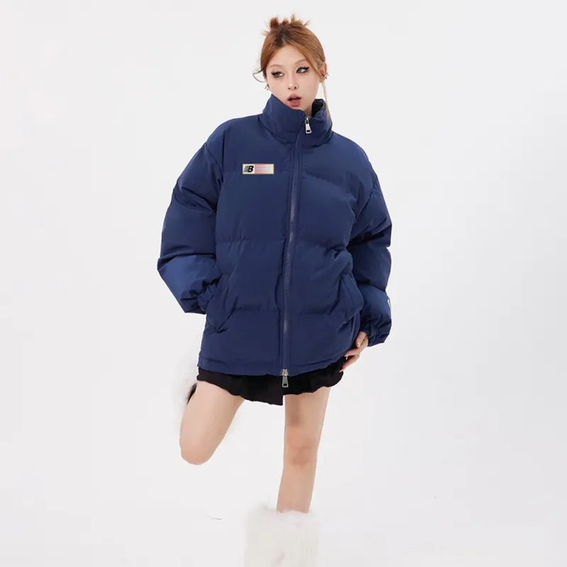 FLIM Puffer Jackets Unisex Green-12