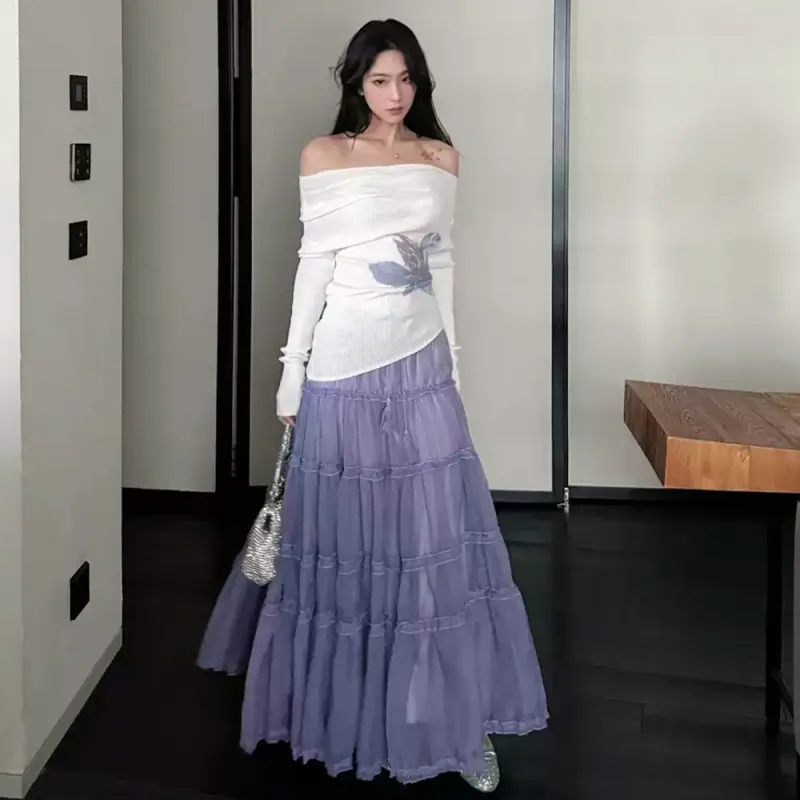 FLIM Two Piece Skirt Sets Women's-1
