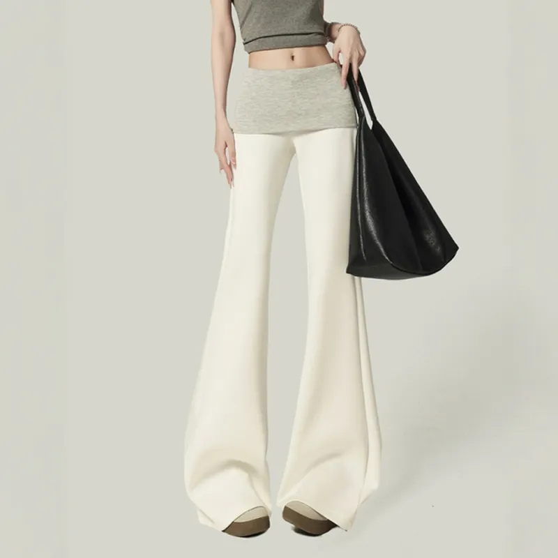 FLIM Casual Pants Women's White-4