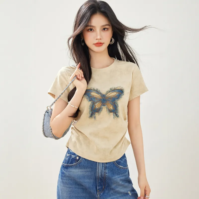 FLIM T Shirts Women's Khaki-2