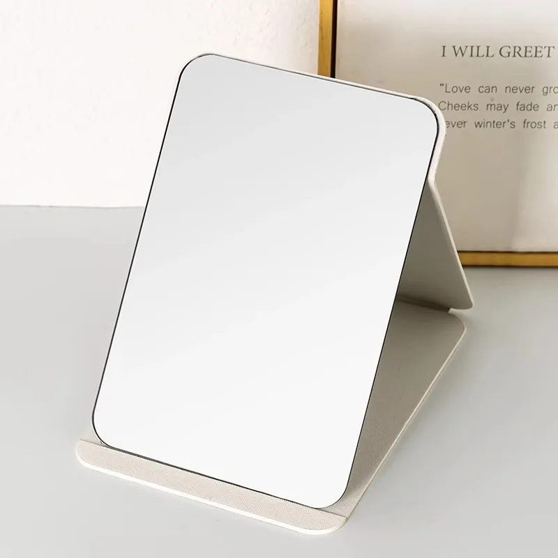 Shame Foldable Desktop Standable And Portable Makeup Mirror-4