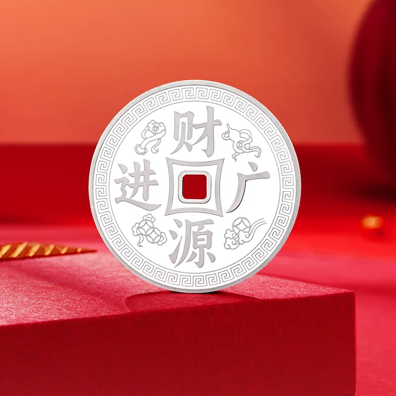 Zhenhui Silver S999 Accessories Unisex-3