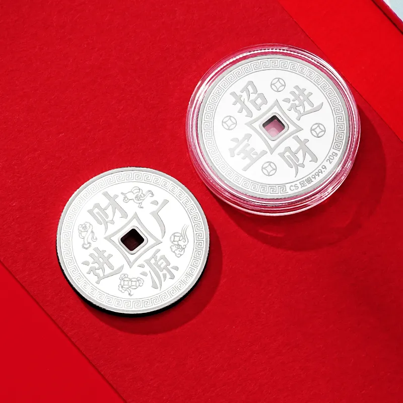 Zhenhui Silver S999 Accessories Unisex-2