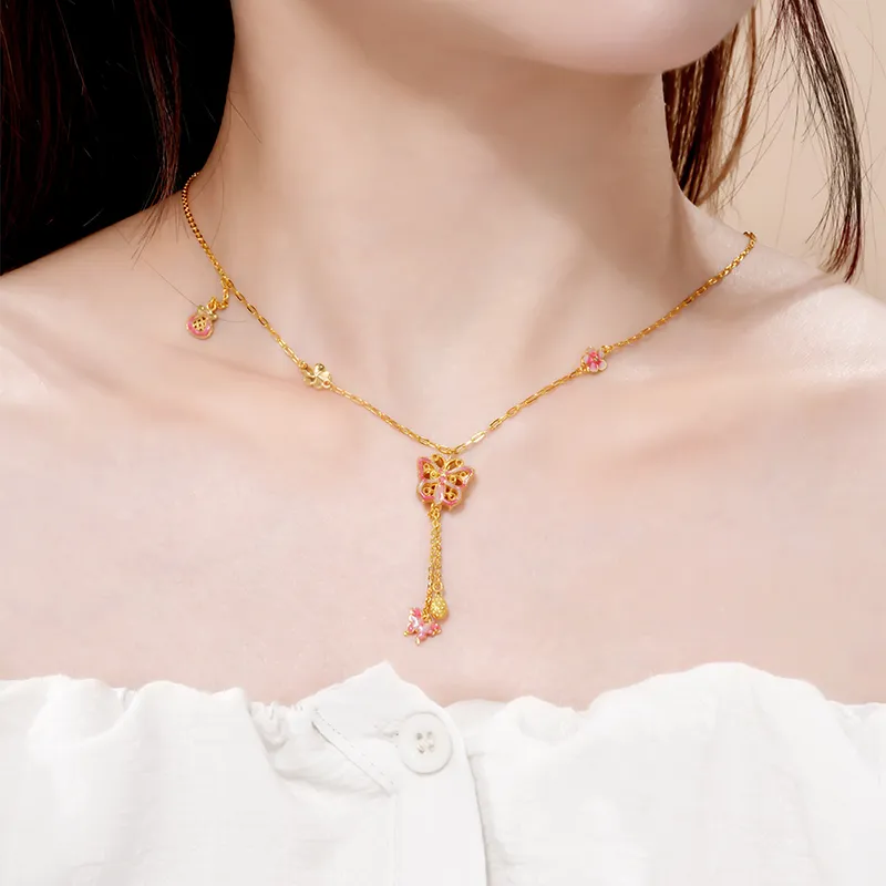 Zhenhui Silver S999 Sterling Silver Necklaces Women's-3