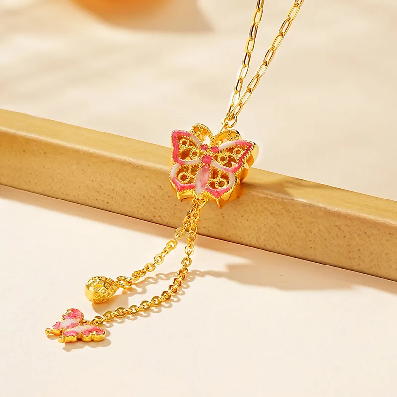 Zhenhui Silver S999 Sterling Silver Necklaces Women's-6