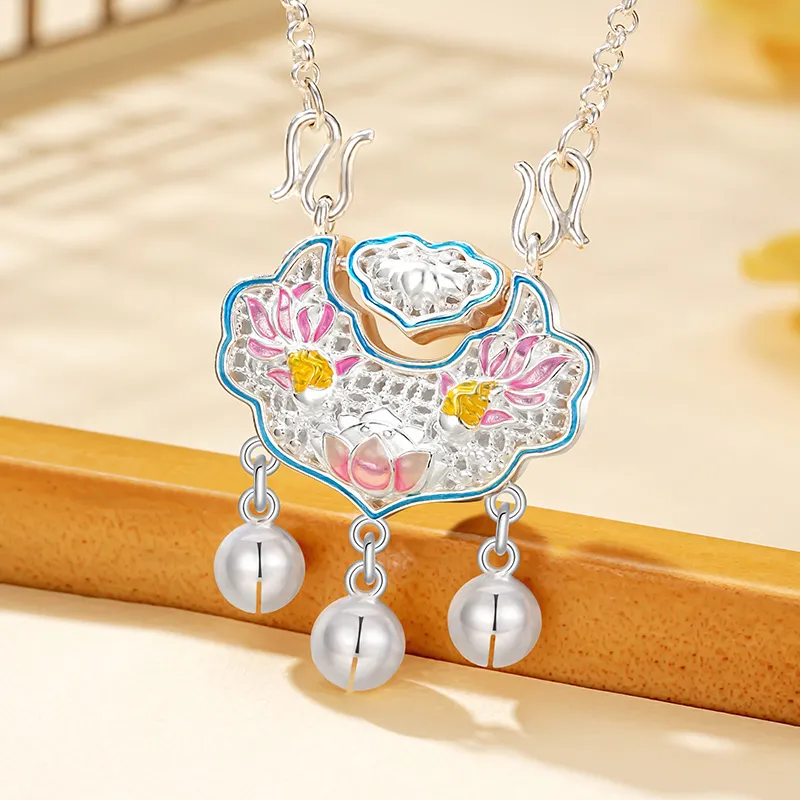 Zhenhui Silver S999 Necklaces Women's-6