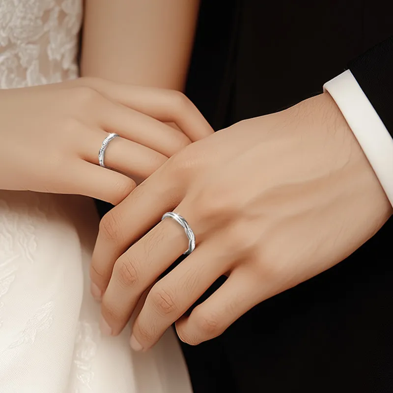 Zhenhui Silver 925 Sterling Silver Rings Unisex-6