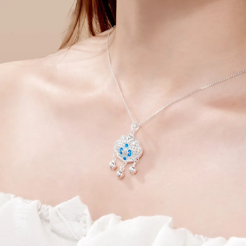 Zhenhui Silver Necklaces Women's-3