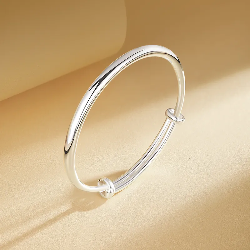 Zhenhui Silver S999 Fine Silver Sterling Silver Bracelets Women's-5