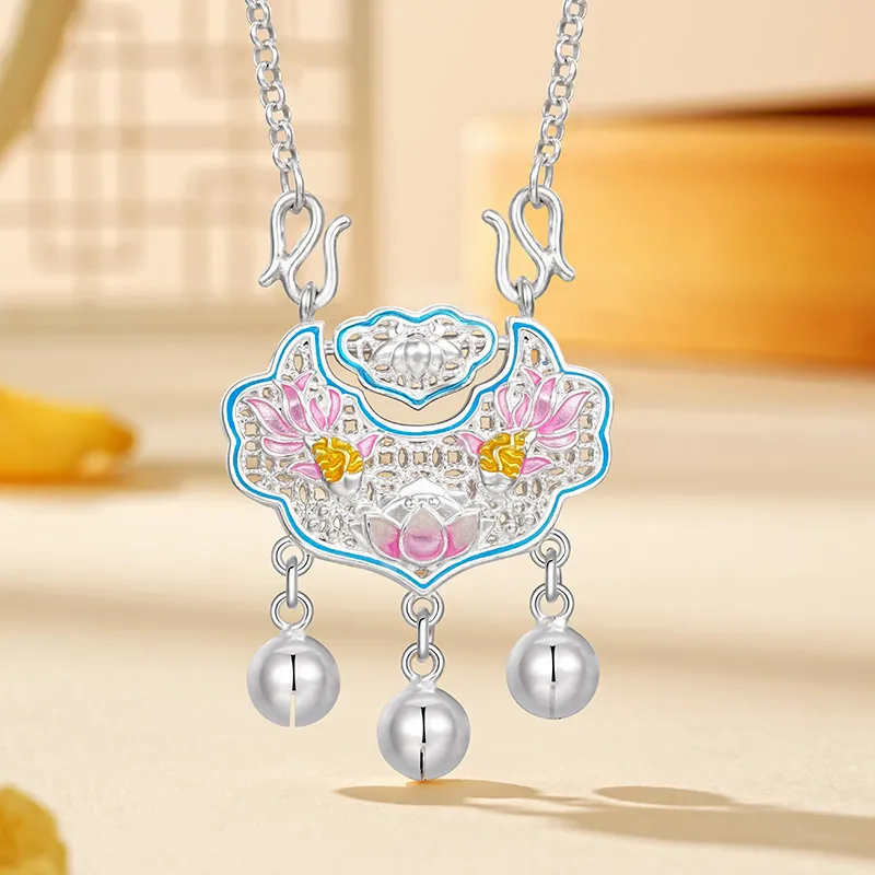 Zhenhui Silver S999 Necklaces Women's-5