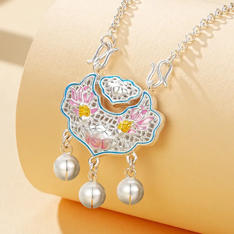 Zhenhui Silver S999 Necklaces Women's-4
