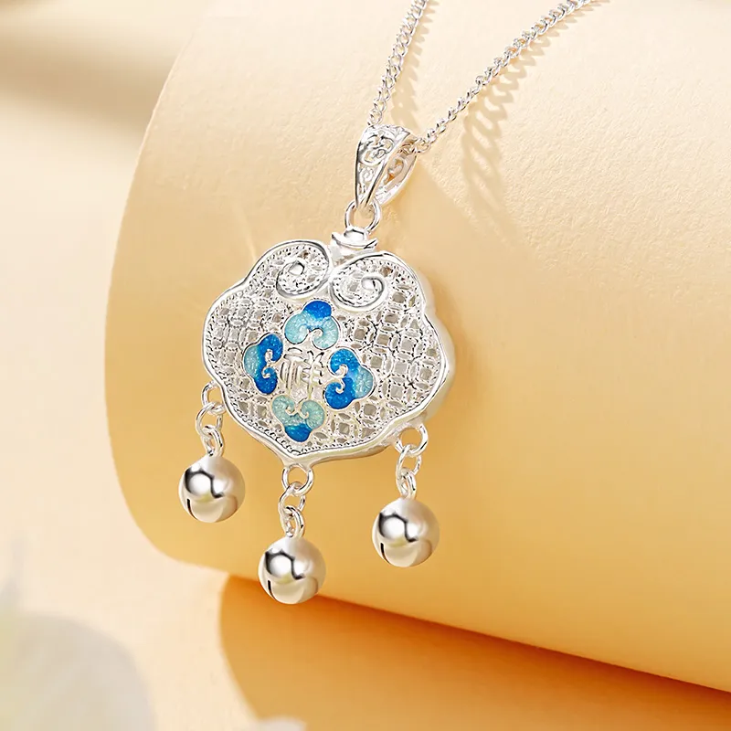 Zhenhui Silver Necklaces Women's-5