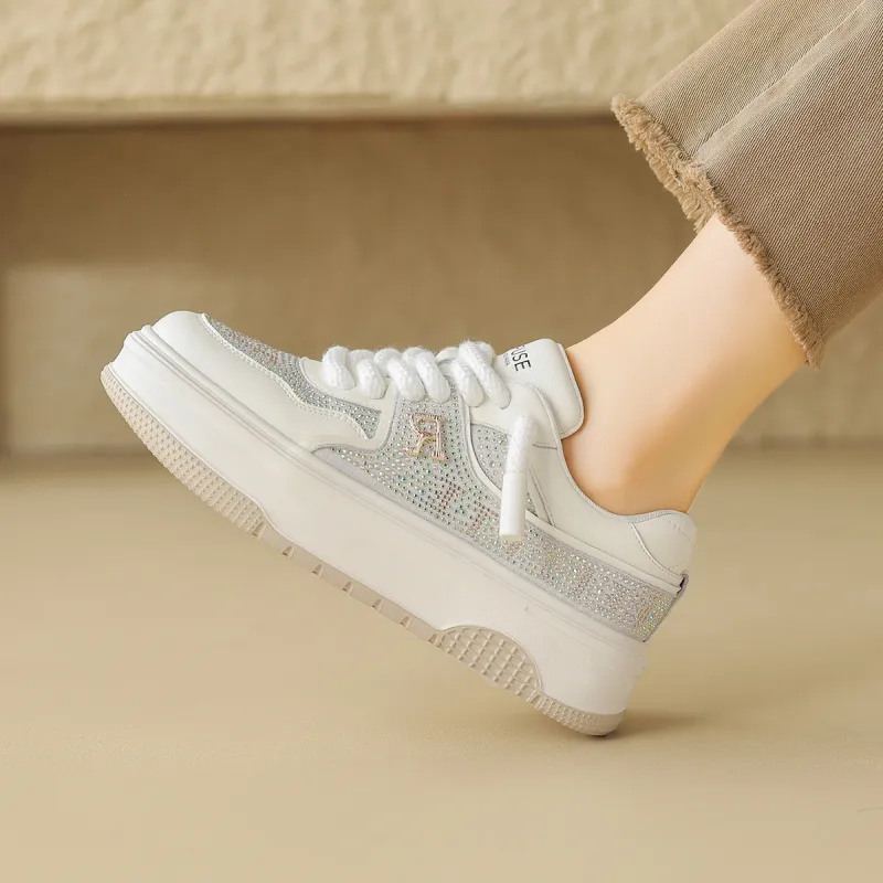 D FUSE SCANDINAVIA Skateboard Shoes Women's Low Top Beige-7