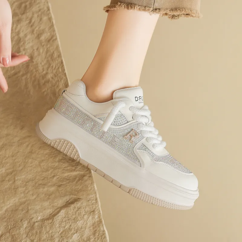D FUSE SCANDINAVIA Skateboard Shoes Women's Low Top Beige-8