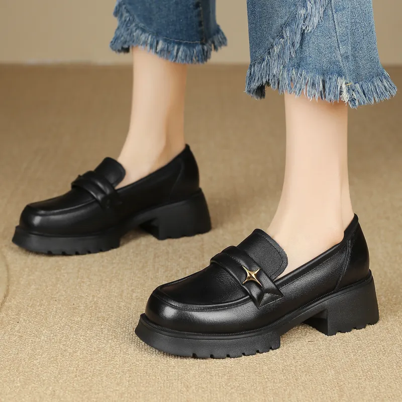 D FUSE SCANDINAVIA Ballet Flats Loafers Women's-4