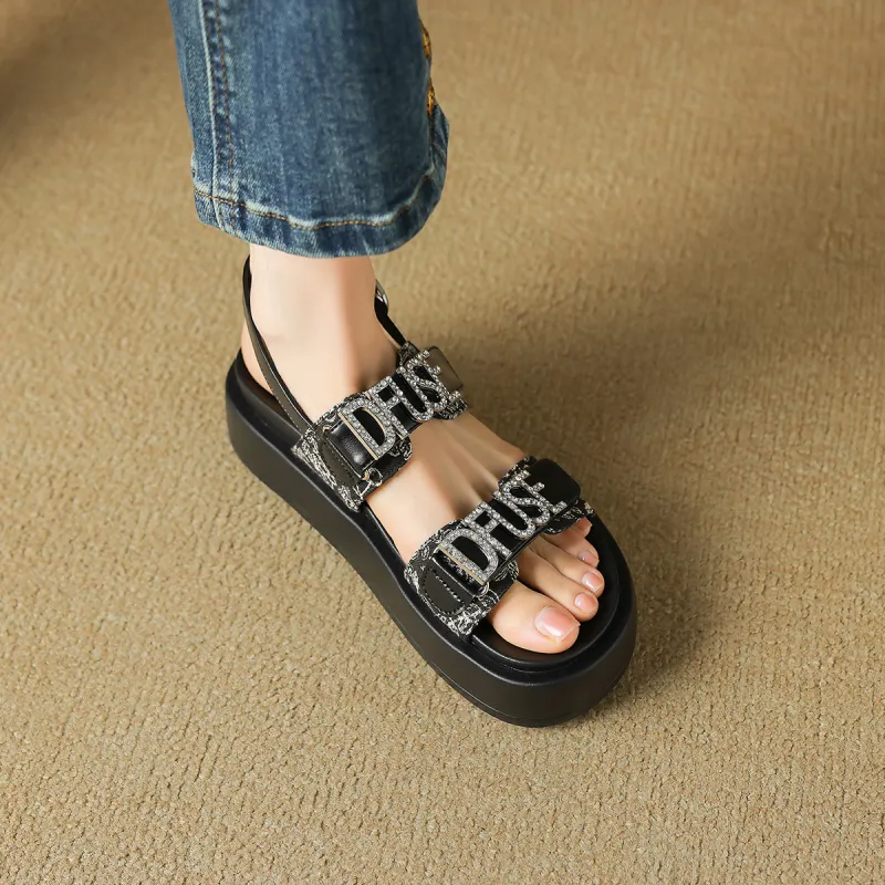 D:FUSE SCANDINAVIA Roman Sandals Beach Sandals Women's-11