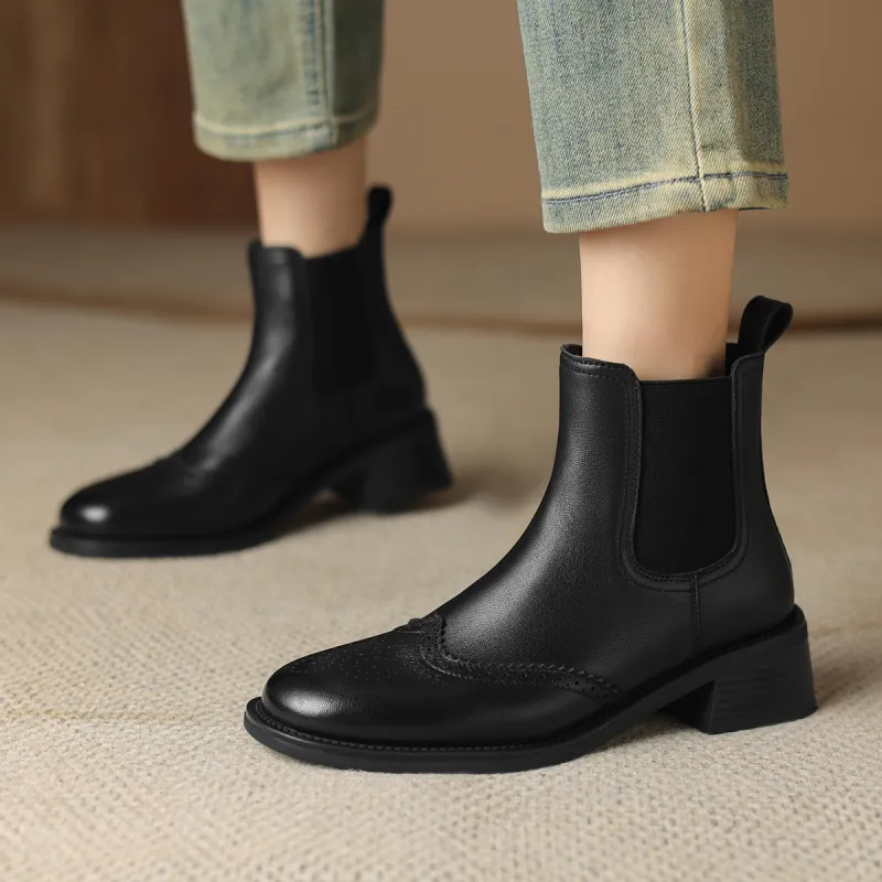 D:FUSE SCANDINAVIA Short Chelsea Boots 5cm Women's-4