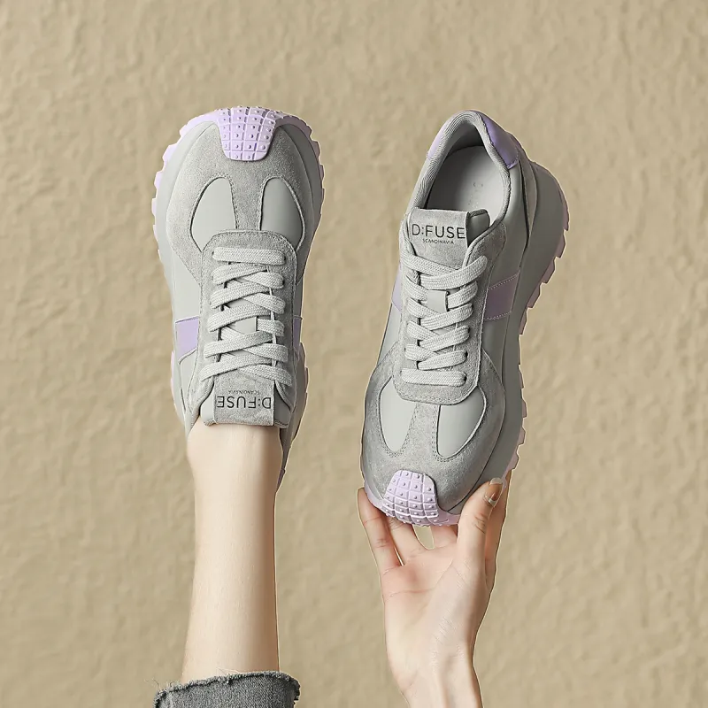 D FUSE SCANDINAVIA Lightweight Warm Low Top Chunky Sneakers Women's-4