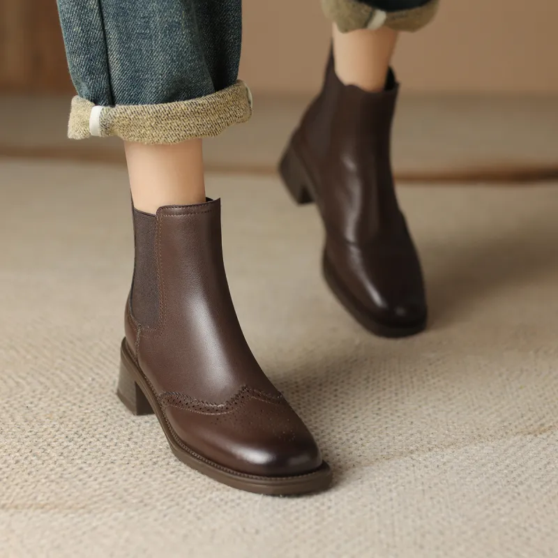 D:FUSE SCANDINAVIA Short Chelsea Boots 5cm Women's-9