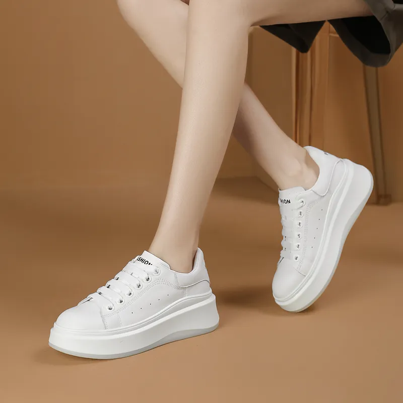 D FUSE SCANDINAVIA Skateboard Shoes Women's Low Top White-5