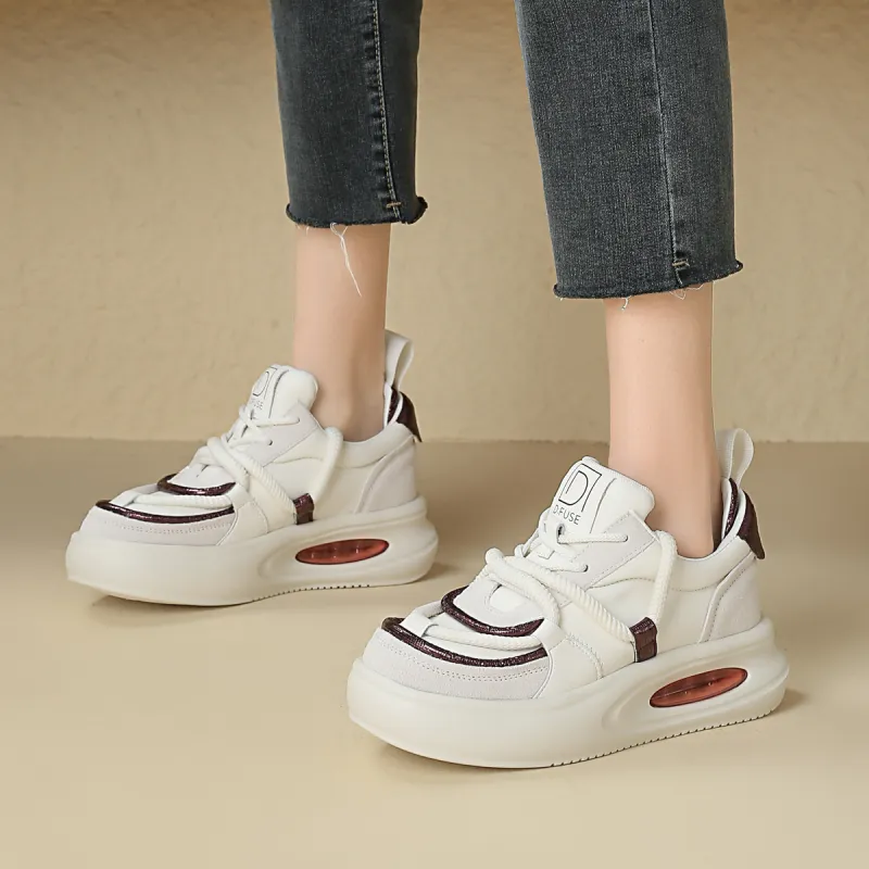 D FUSE SCANDINAVIA Puffy Shoes Anti Slip And Wear Resistant Lightweight Low Top Skateboard Shoes Women's-5