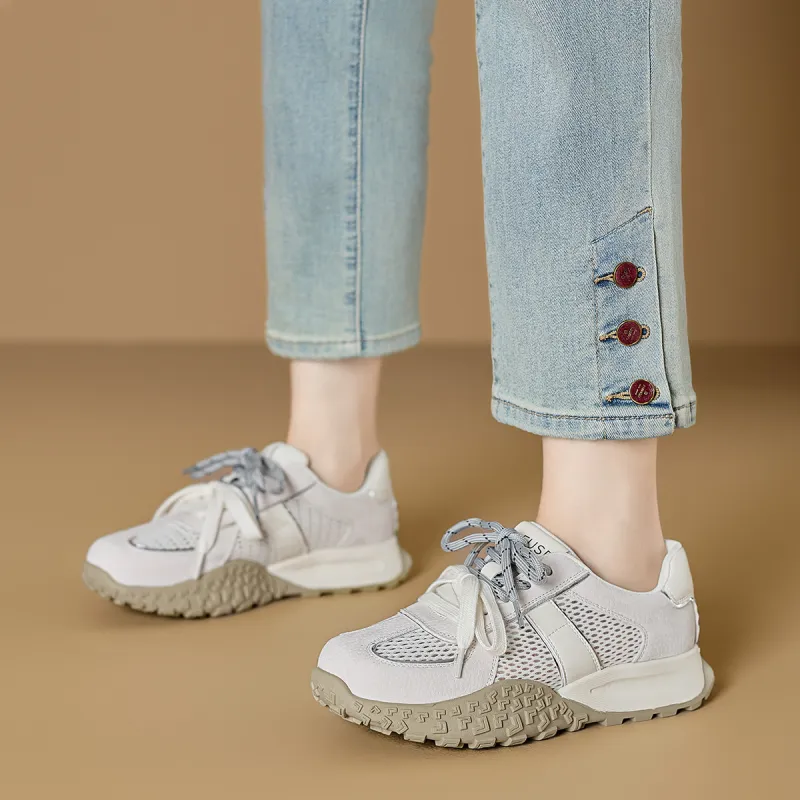 D FUSE SCANDINAVIA Anti Slip Wear Resistant Low Top Casual Shoes Women's-1