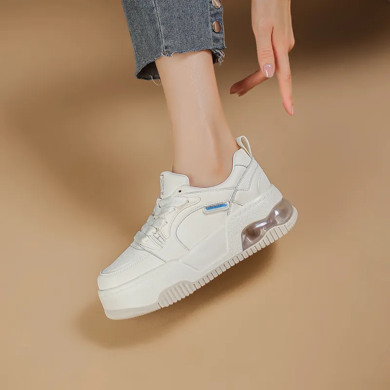 D FUSE SCANDINAVIA Puffy Shoes Warm Lightweight Height Increasing Low Top Skateboard Shoes Women's-5