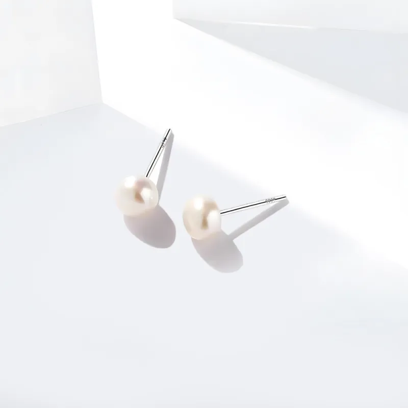 Shiban S999 Fine Silver Stud Earrings Women's-6