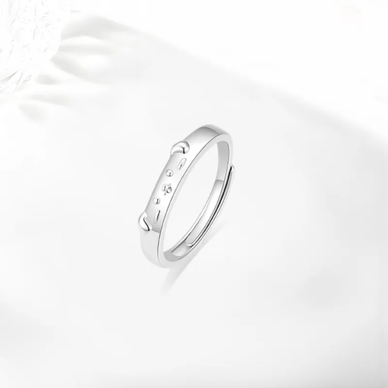 Shiban S999 Fine Silver Rings Unisex-2