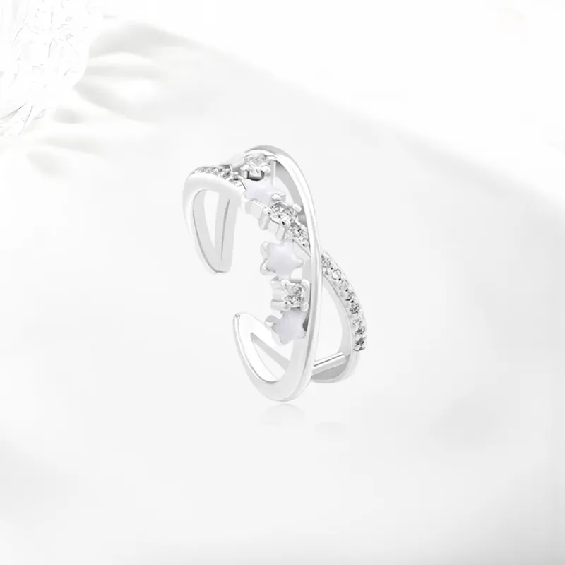 Shiban Alloy / Zircon / Drip Glaze Rings Unisex-3