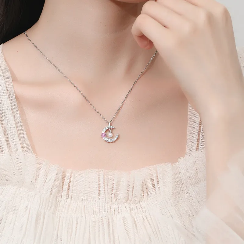 Shiban Zircon Necklaces Women's-2