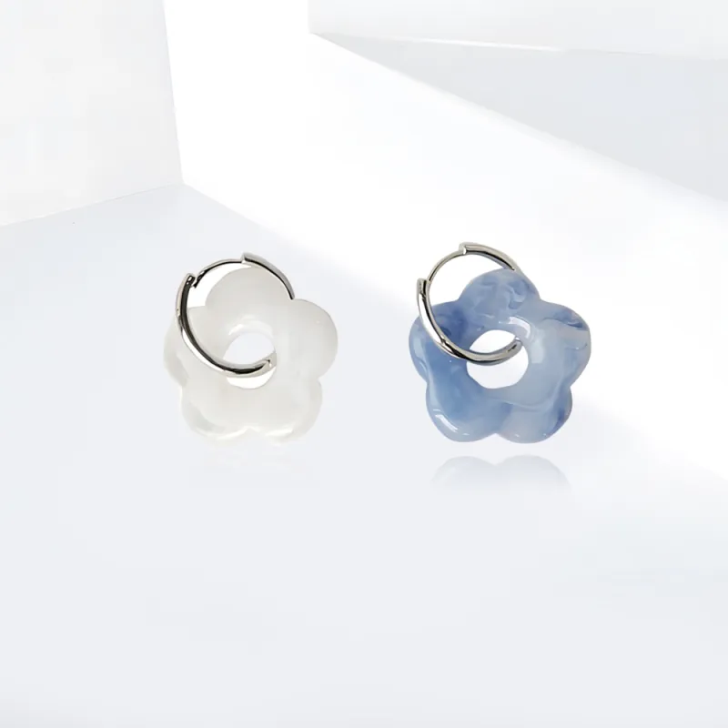 Shiban Copper Acrylic Earrings Women's-2