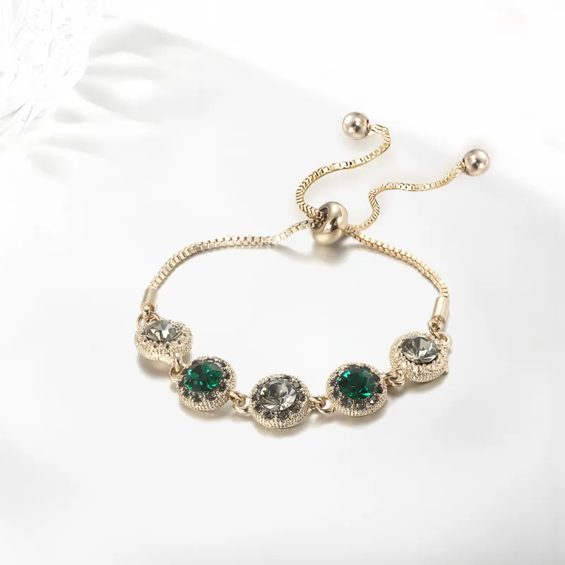 Shiban Alloy/Zircon Bracelets Unisex-2