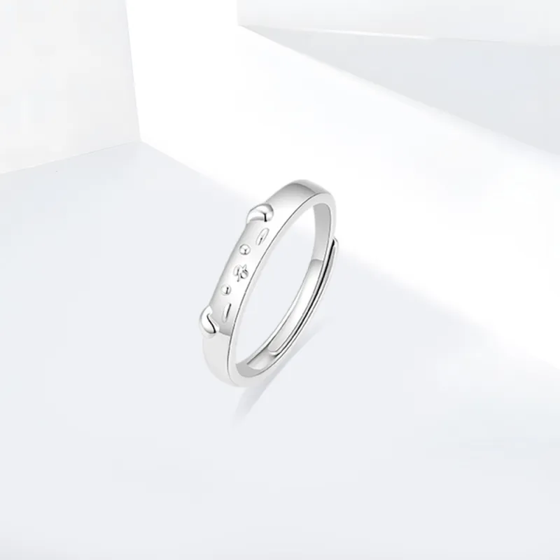 Shiban S999 Fine Silver Rings Unisex-1
