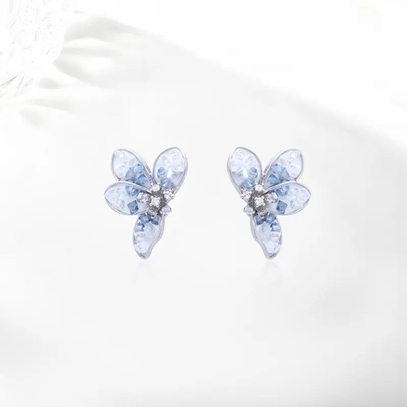 Shiban Crystal Earrings Women's-2