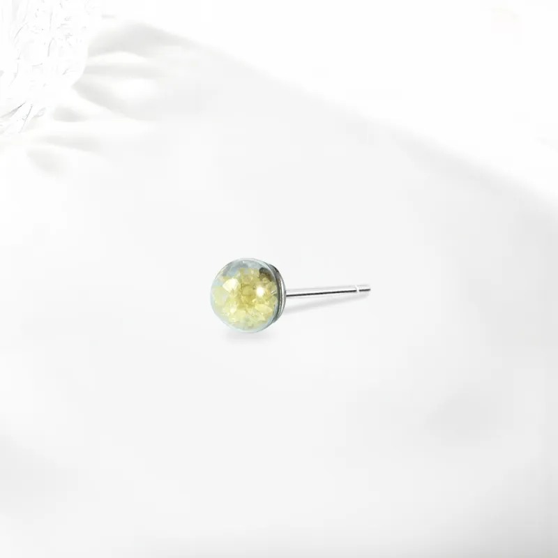 Shiban Crystal Stud Earrings Unisex-2