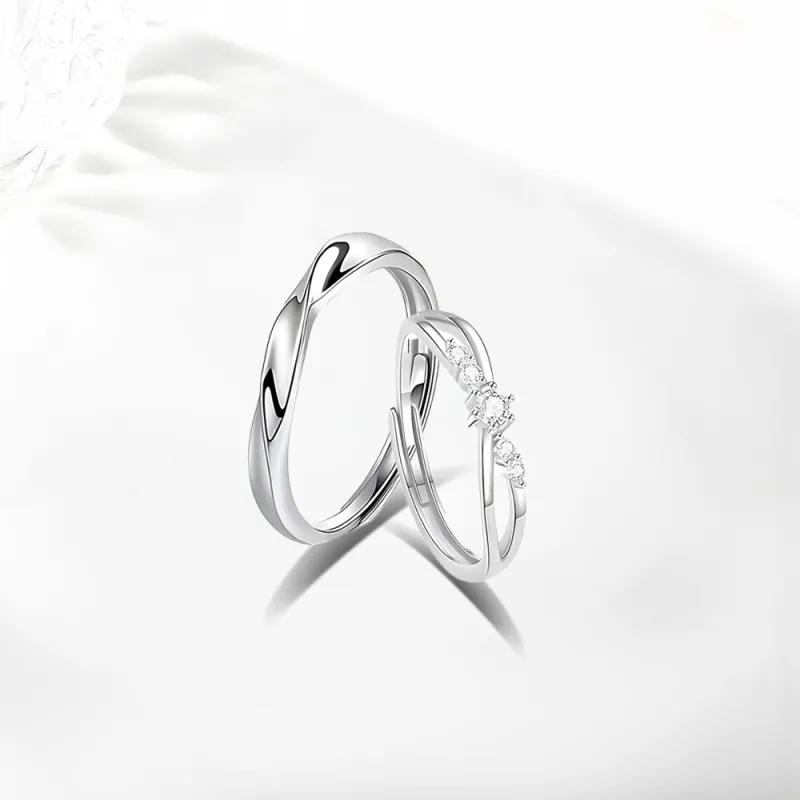 Shiban S999 Fine Silver Rings Unisex-2