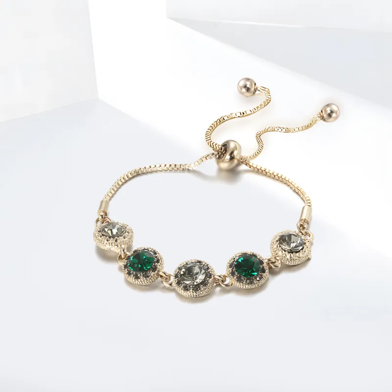 Shiban Alloy/Zircon Bracelets Unisex-1