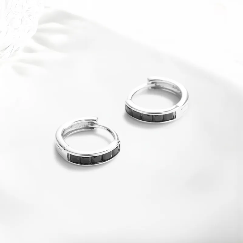 Shiban S925 Silver Earrings Unisex-2