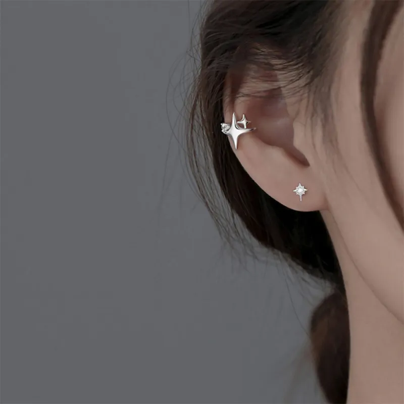 Shiban Alloy Clip On Earrings Unisex-5