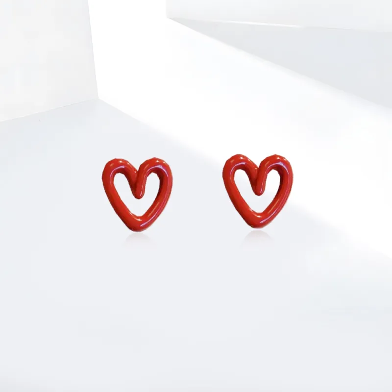 Shiban Ceramic Stud Earrings Women's-1
