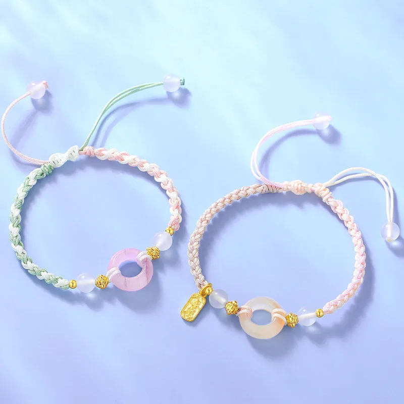 Shiban Agate Jade Bracelets Unisex-1