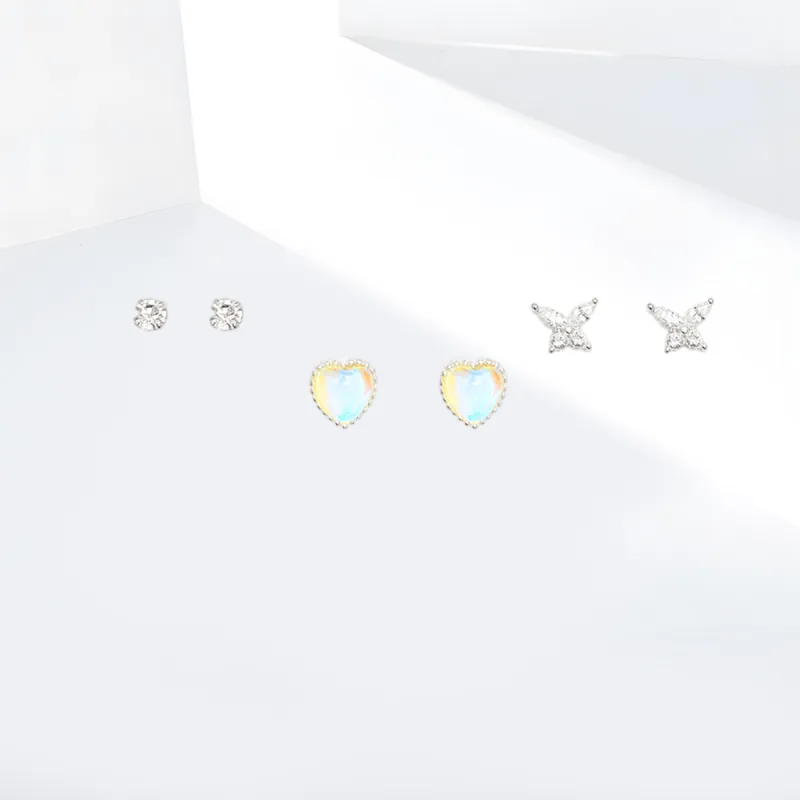 Shiban Alloy Stud Earrings Women's-1