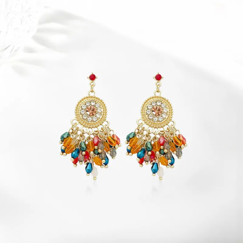 Shiban Alloy/Acrylic Earrings Unisex-2