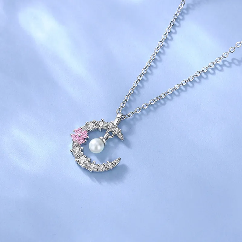 Shiban Zircon Necklaces Women's-1