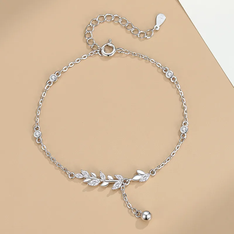 WINY 925 Sterling Silver Bracelets Women's Silver-8