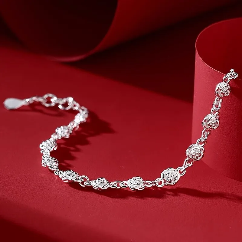 WINY S999 Fine Silver Bracelets Women's-6